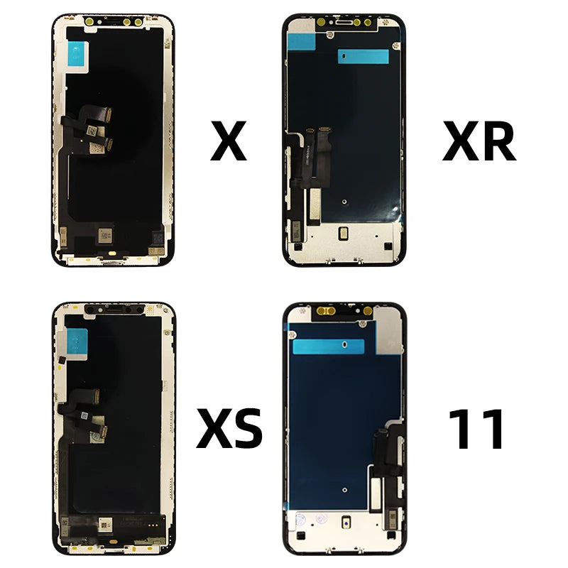CHOICE AAA+ OLED For iPhone X XR XS Display 3D Touch Screen Digitizer For 11 Pro 12 Mini 13 Pro Max 14 Plus LCD Replacement Part - Shoppiline