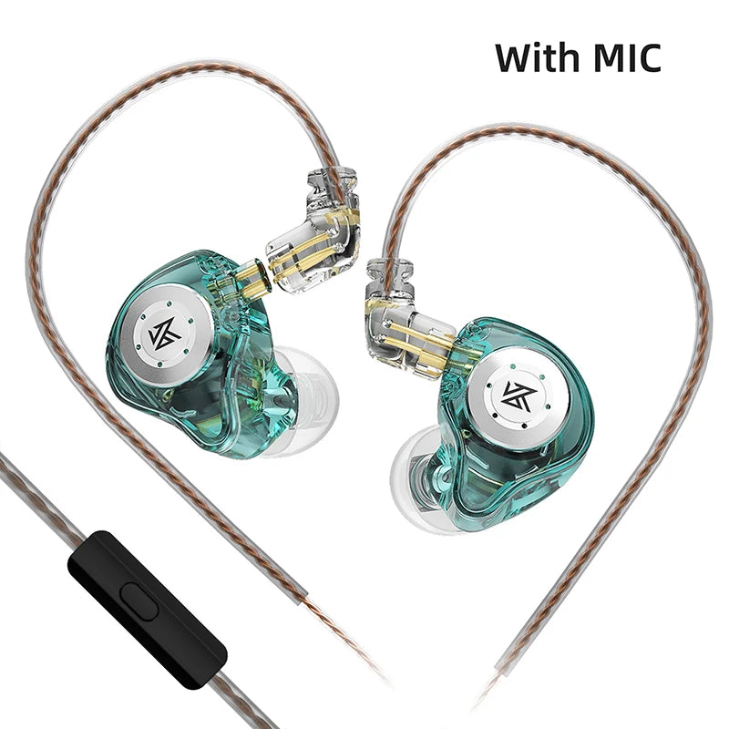 KZ EDX PRO 10mm Dual Magnetic Circuit Dynamic Drive Earphone HIFI Bass Earbud Sport Noise Cancelling Headset KZ ZSTX ZSN PRO ZAS