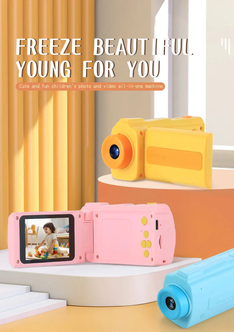 Kids Video Camcorder 1080P 20 MP High Resolution Portable Mini Digital Camera with 2.4 Inch Large Display Screen Birthday Gifts - Shoppiline