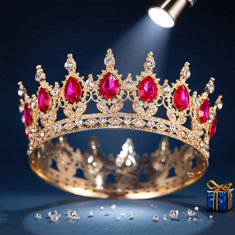 Baroque Crystal Tiaras And Crowns Headband For Women Party Prom Diadem Bridal Wedding Hair Accessories Jewelry Crown Tiara Gift