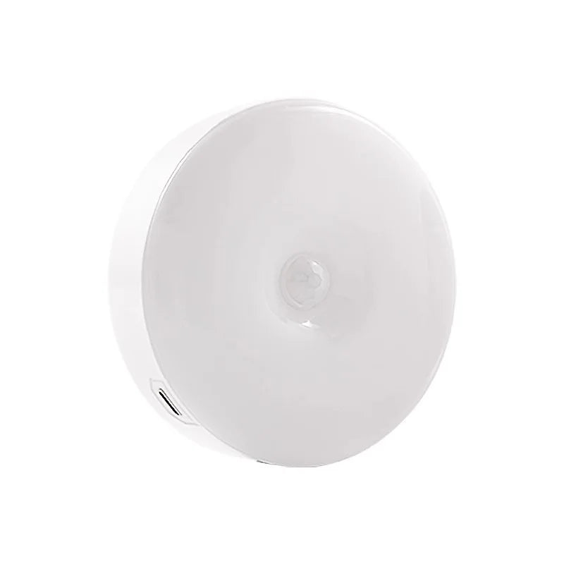 HOMEFISH Motion Sensor LED Night Light USB Rechargeable Wireless Closet Lamp for Kitchen Cabinet Wardrobe Staircase