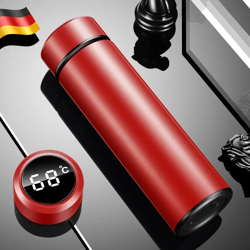 500ML Temperature Display Thermos Cup Stainless Steel Divided Thermos Bottle Outdoor Vacuum Insulated Cup Father's Day Gift - Shoppiline