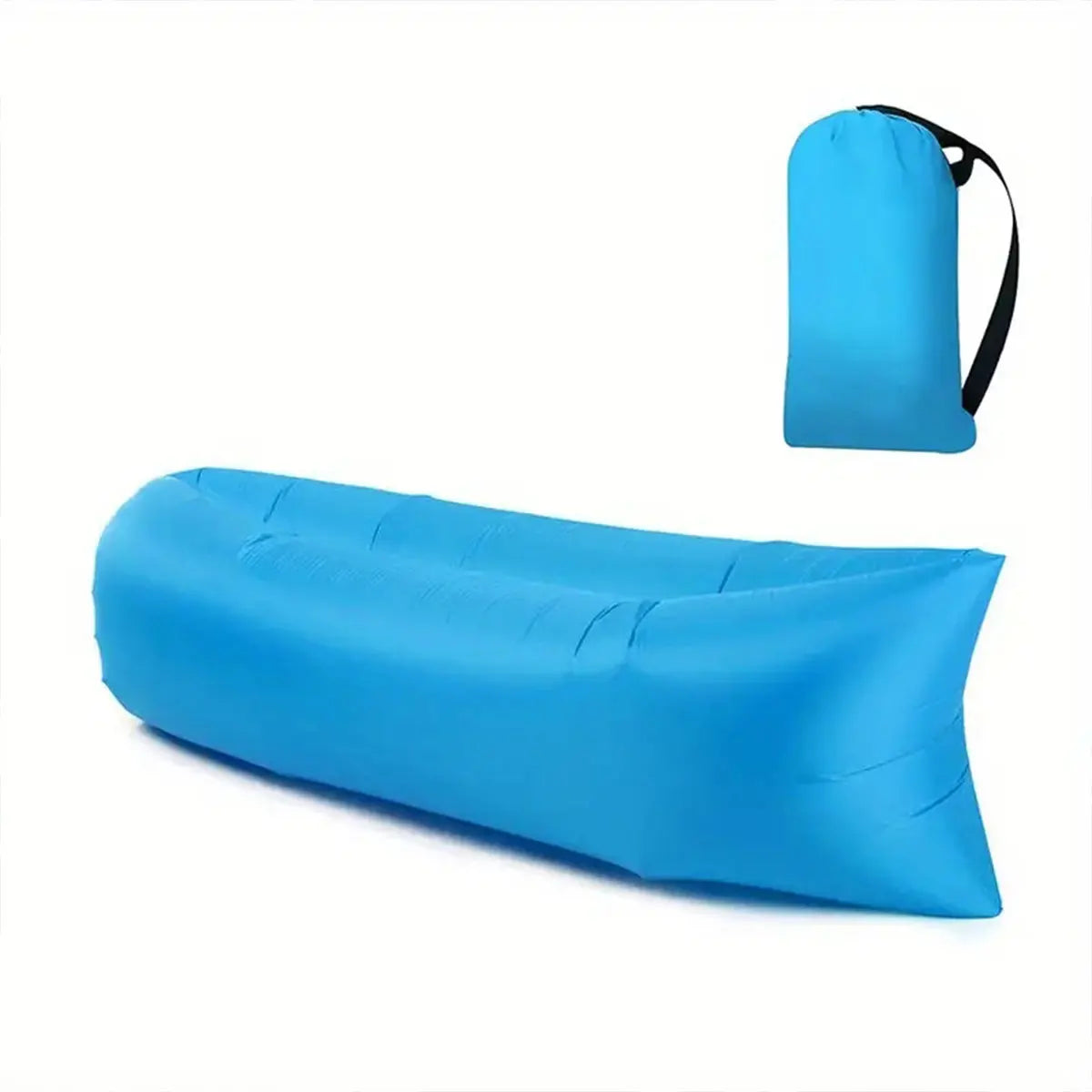 Inflatable Air Sofa Portable Fast-Inflate Waterproof Lounger for Beach Camping Pool Travel