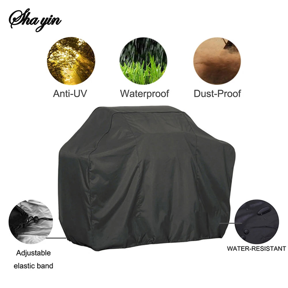 Bbq Barbecue Grill Cover Waterproof Cover Multi-Functional Dust And Waterproof Protective Cover For Barbecue Grills