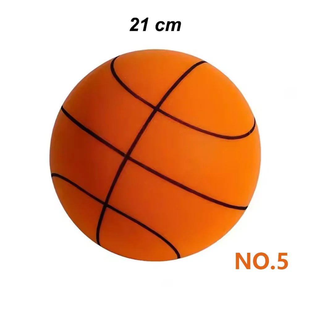 Foam Basketball Kids Silent Basketball Bouncing Mute Silent Ball Bounce Squeezable Mute Bouncing Basketball - Shoppiline