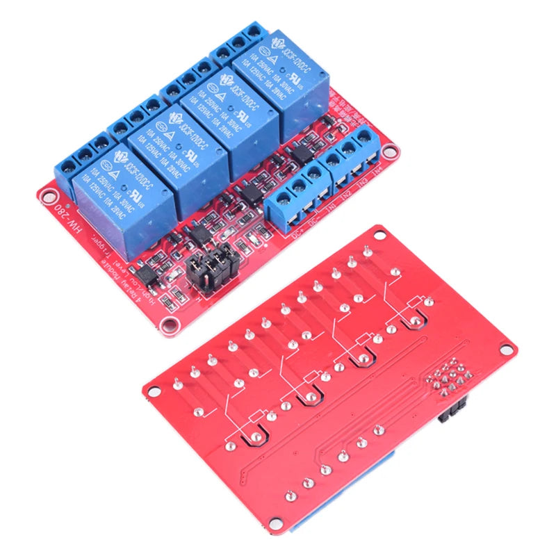 High/Low Level Trigger Relay Module 1/2/4/8 Channel 5V12V24V Home Intelligent Control Module With Optocoupler Isolation Output