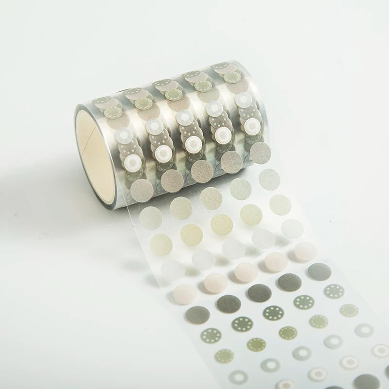 60mm*3m Dot Washi Tape for Diary Scrapbooking DIY Deco Junk Journal Creative Stationery School Supplies Masking Tapes