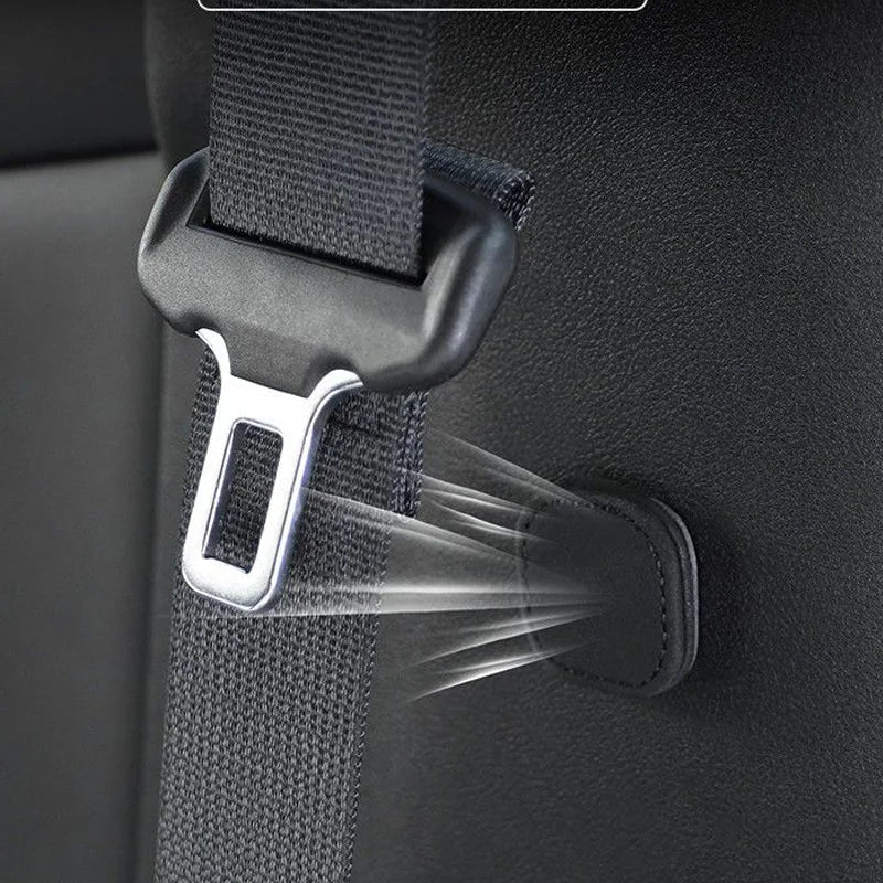 1/2pcs Suede Magnetic Suction Car Seat Belt Fixing Clips Auto Belt Holder Stabilizer Fastener Adjustable Clip Seatbelt Stopper