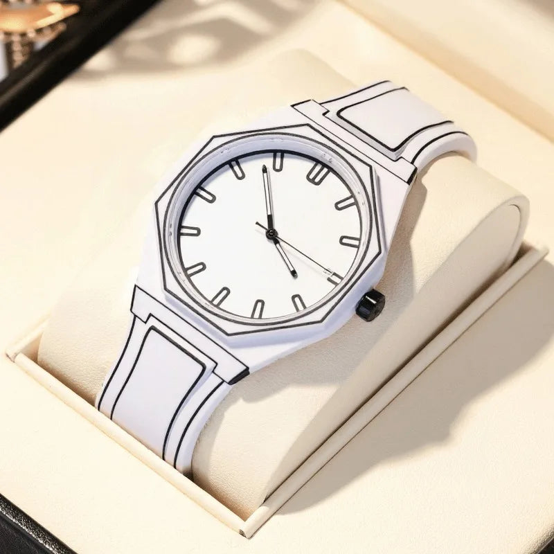 Men's watch, comic school high-value quartz watch