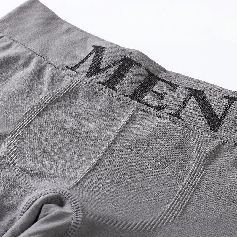 Lot de 5 Boxers Confortables pour Hommes, Couleur Unie, Haute Élasticité, Respirants