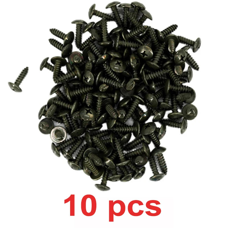 Self Tapping Screws Metal Fastener Clip for Car Motorcycle U-Type Clip with Screw Anti-rust Protection Clip Screw Iron Sheet Kit