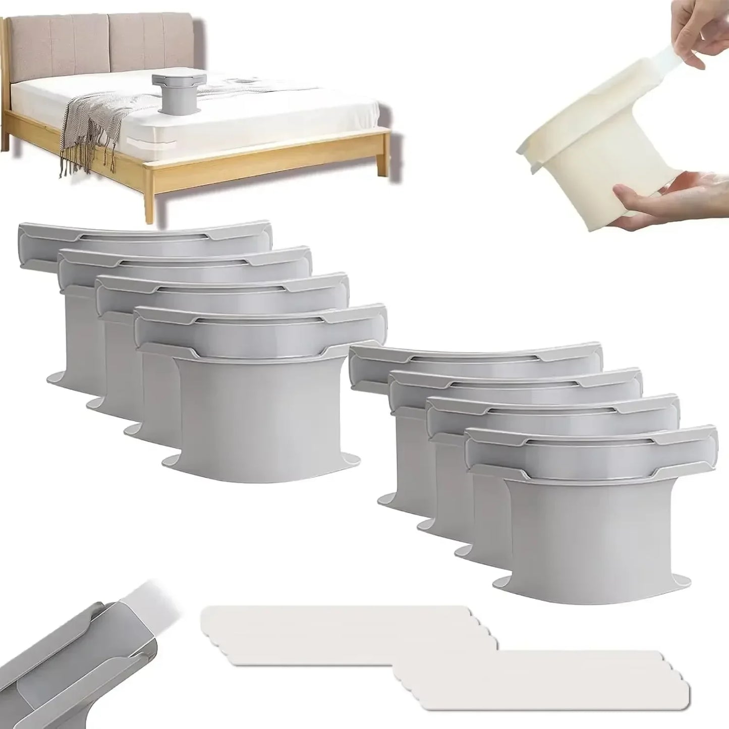 8/4Pcs Bed Corner Sheet Grippers Straps Heavy Duty Bedsheet Corner Tightener Clips Durable and Reliable Bed Sheet Grippers