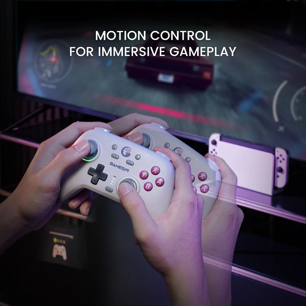 GameSir Nova Wireless Switch Controller Bluetooth Gamepad Hall Effect Joystick for Nintendo Switch iPhone Android Phone PC