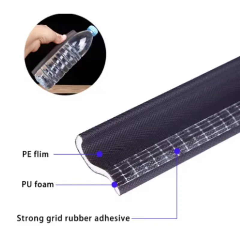 6-40M Casement Window Seal Tape Soundproof Acustic Foam Tape for Weather Stripping Door Seal Gap Filler Noise Reductian Artifact