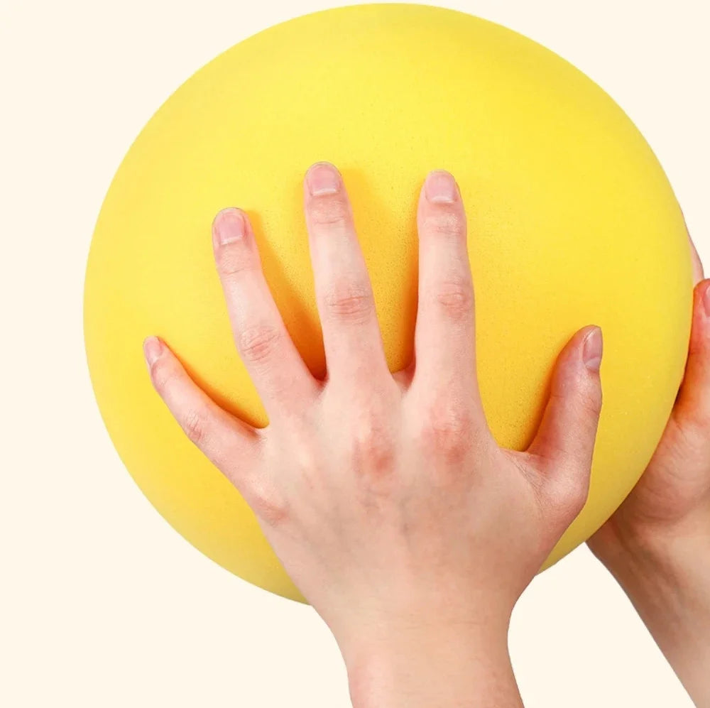 Foam Basketball Kids Silent Basketball Bouncing Mute Silent Ball Bounce Squeezable Mute Bouncing Basketball - Shoppiline