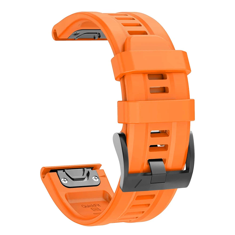 Bracelet QuickFit 22mm 26mm pour Garmin Epix Gen 2, en silicone pour Garmin Fenix 7 7X 5Plus 6XPro Enduro 2
