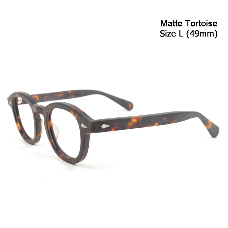 Johnny Depp Lemtosh Eyeglasses Frame Men Optical Glasses Women Computer Goggles Clear Lens Luxury Brand Vintage Acetate Frame