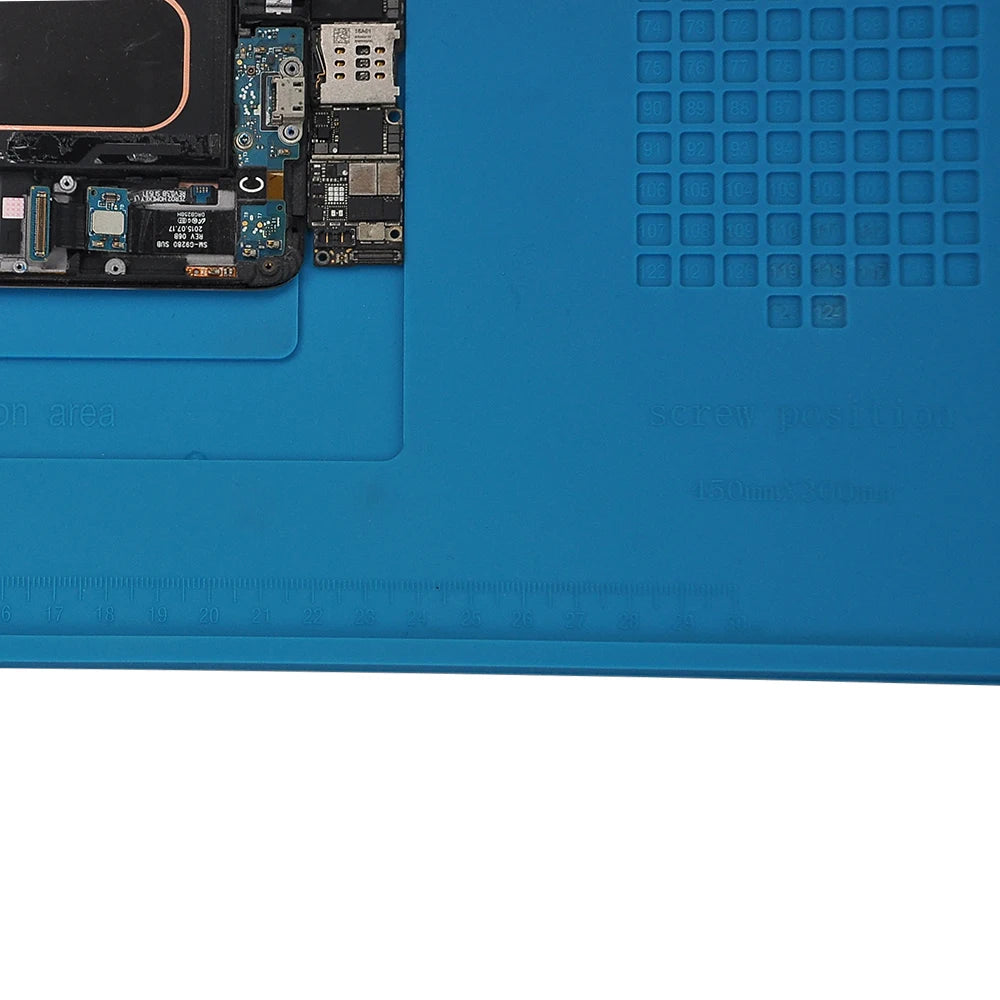 Silicone Soldering Mat Pad Desk Platform  for Welding Station Iron Phone PC  Repair Magnetic Heat Insulation No Lead S-160