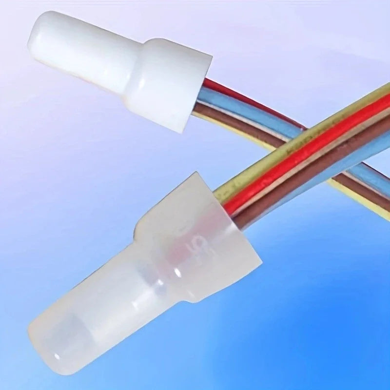 120Pcs Closed End Crimp Cap 22-16 16-14 12-10 AWG Gauge Wire Connector Terminal