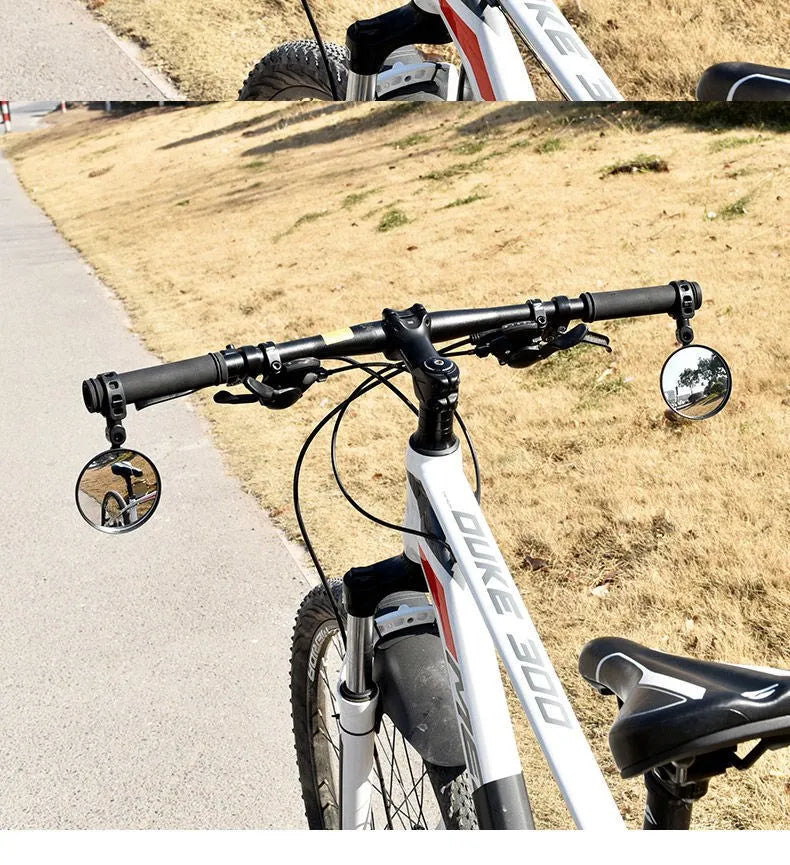 1/2PCS Bicycle Rearview Mirror 360 Degree Adjustable Rotatable Universal Cycling Handlebar Rear View Mirrors for MTB Road Bike