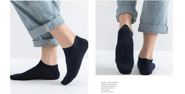 Solid Color Ankle Boat Socks Low Cut Short Style Comfortable Fashionable For Men Women Spring Summer Round Neck Casual