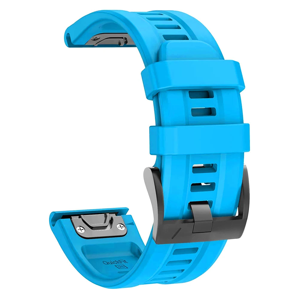 Bracelet QuickFit 22mm 26mm pour Garmin Epix Gen 2, en silicone pour Garmin Fenix 7 7X 5Plus 6XPro Enduro 2