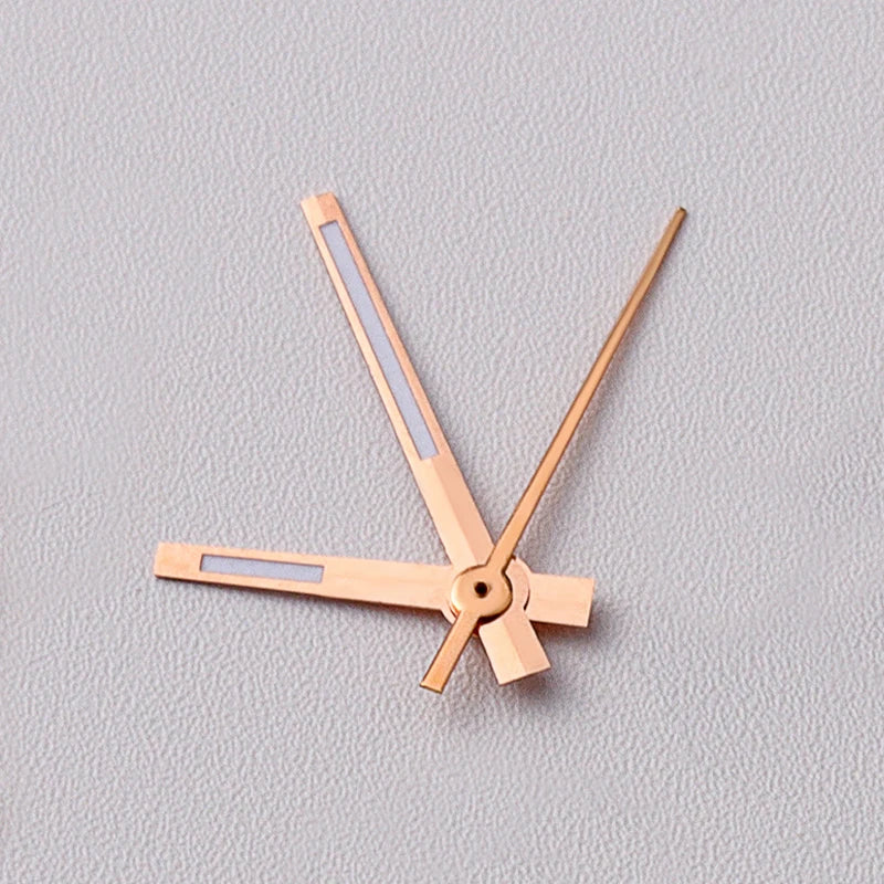 Modified Watch Hands Green Luminous Logbook Needle Silver Gold Rose Watch Accessories for NH35/NH36/4R/7S Movement