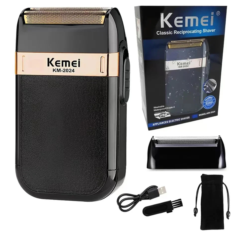 Kemei Hair Clipper Km-809A Km-2299 Km-2024 UBS Rechargeable Cordless Beard Trimmer Powerful Electric Hair Clippers for Men