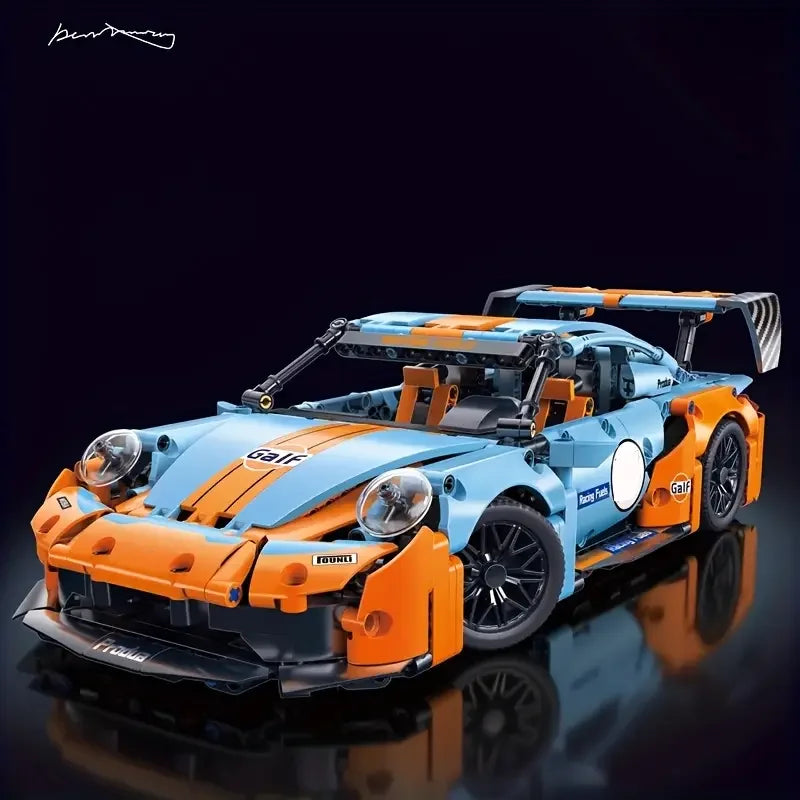 City technological 911 Compete Speed Race Car RC Building Block Famous Supercar Drift Racing Brick Boy Festival Toys Gifts