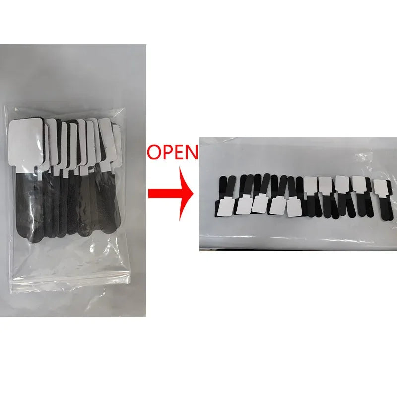 20/10/5PCS Releasable Cable Organizer Ties Mouse Earphones Wire Management Nylon Cable Ties Reusable Loop Hoop Tape Straps Tie