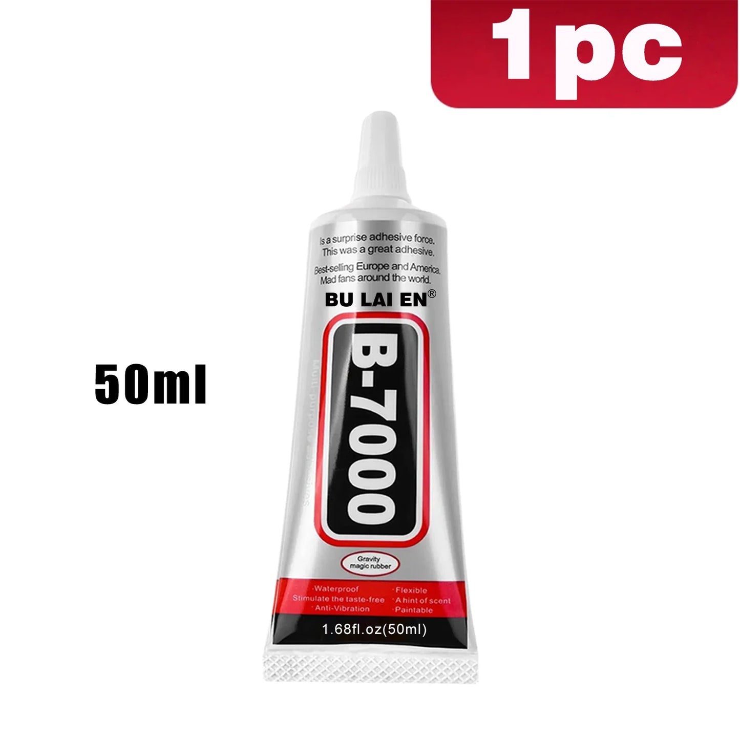 JXVX B7000 Glue Clear with Precision Tip, Bedazzling Glue, Rhinestone Glues, Craft Glues, Jewelry Making, Nail Art, DIY, Makeup.