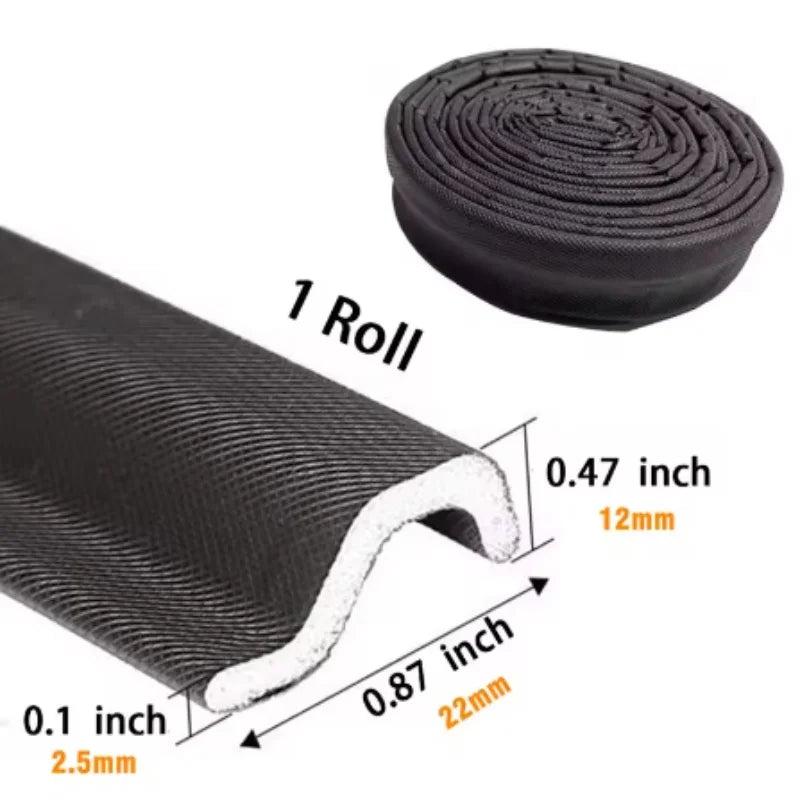 6-40M Casement Window Seal Tape Soundproof Acustic Foam Tape for Weather Stripping Door Seal Gap Filler Noise Reductian Artifact