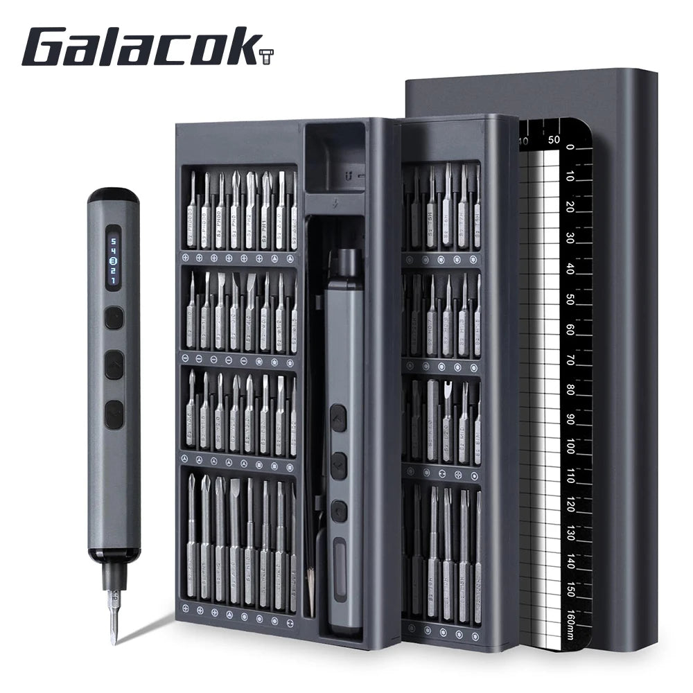 68 in 1 Electric Screwdriver Set 5 Torque Settings Precision Power Tool Magnetic Screw Driver Bits for iPhone Glasses Watch PC - Shoppiline