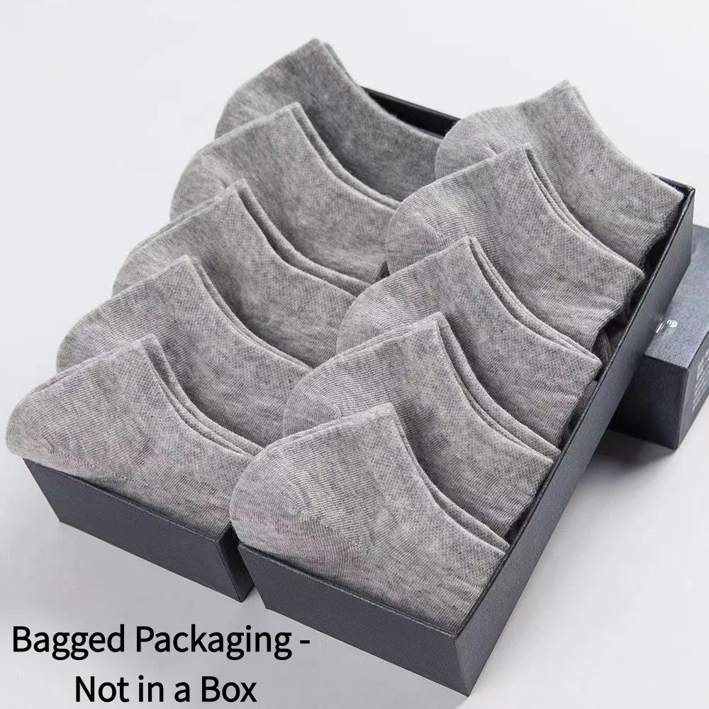 5/10 Pairs Unisex Ankle Socks Solid Color Black White Gray Cotton Deodorant Breathable Running Sports Socks New Spring Summer