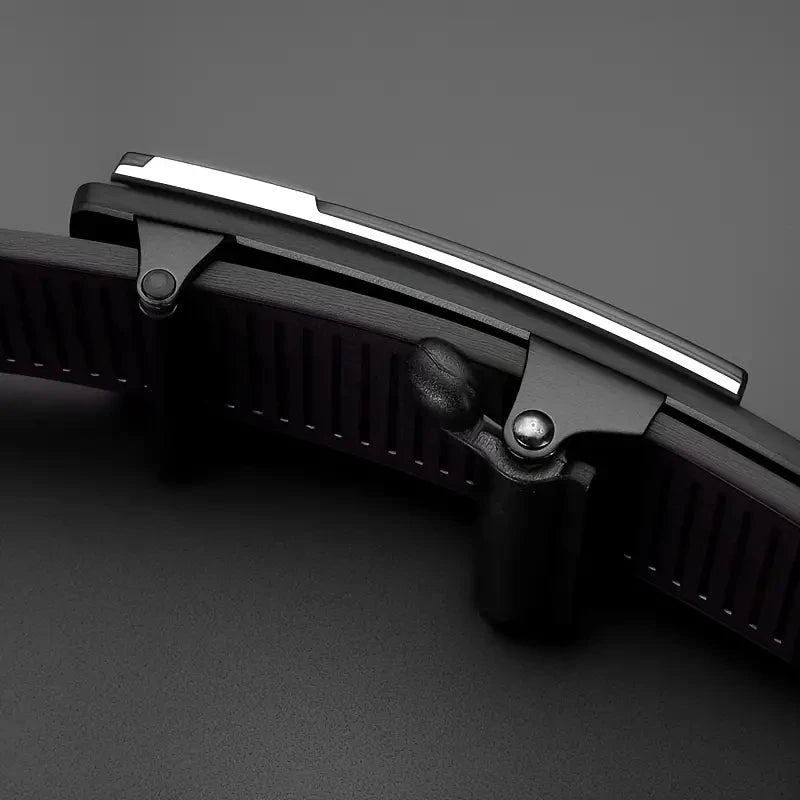 Men's Business Belt Alloy Automatic Buckle Belt Fashion Belt Luxury Jeans Belt PU Leather High-Quality Straps