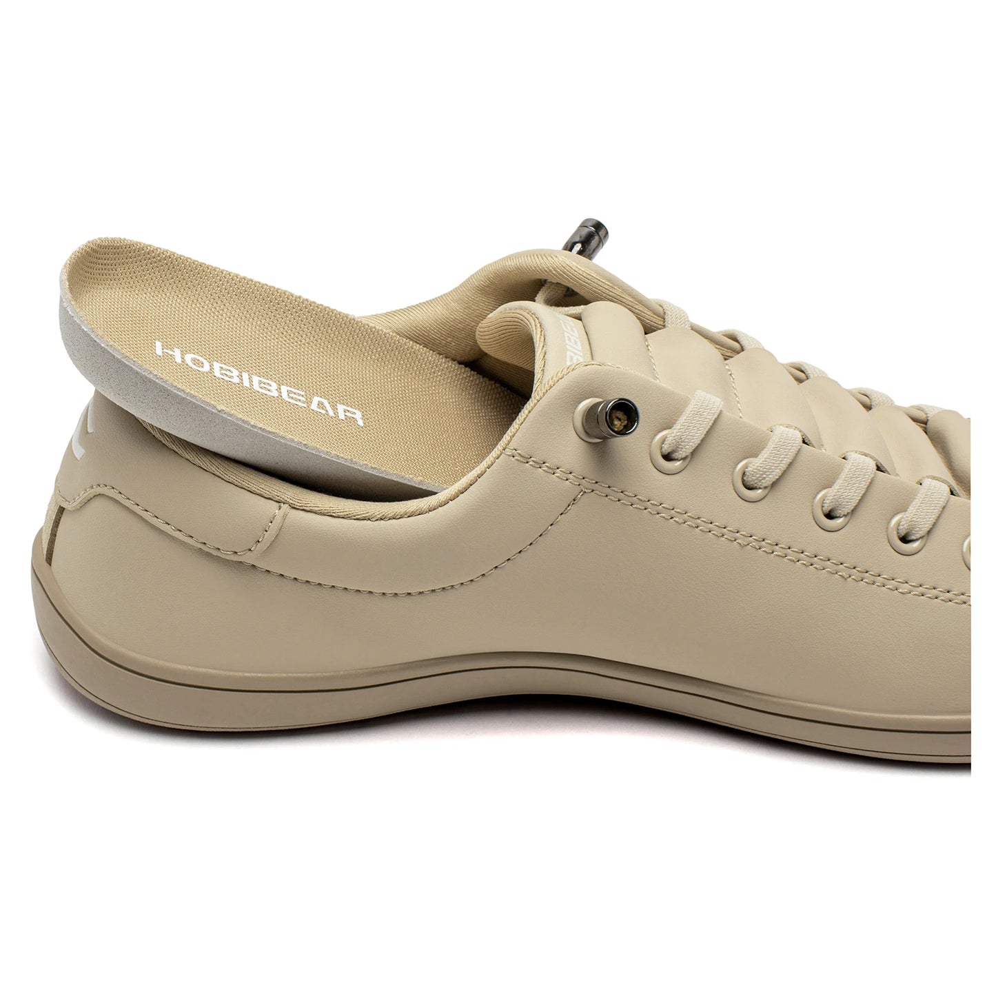 HOBIBEAR Unisex Barefoot Wide Toe Shoes Women Men Artificial Leather Minimalist Sneakers Adjustable Slip On Walking Shoes