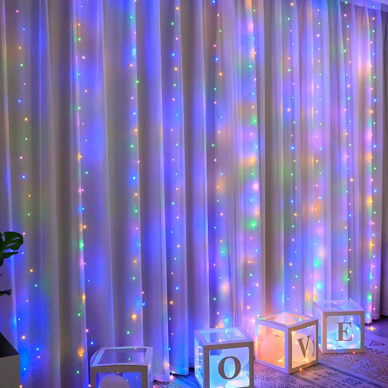 3Mx1M/2M/3M LED String Lights USB Fairy Lights Garland for New Year Wedding Festive Party Christmas Home Curtain Decoration