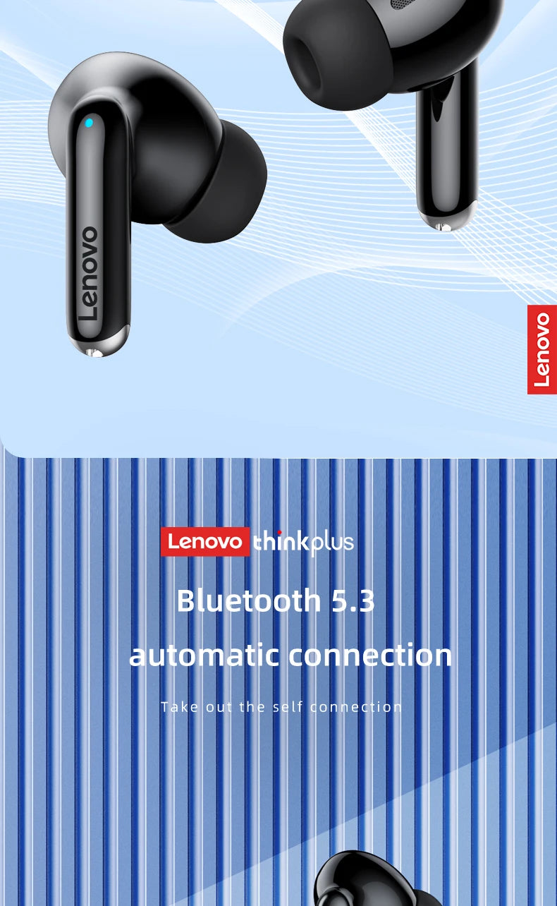 5PCS Original Lenovo XT88 Wireless Bluetooth Headset Ultra Long Standby Battery TWS Sport In-Ear Binaural HD Microphone
