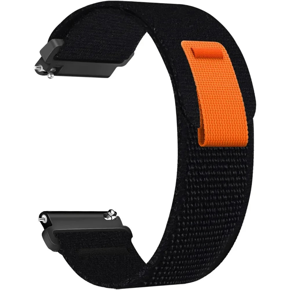 Nylonarmband für HaiWei Galaxy Watch 7 6 5 4 40mm 44mm Classic/Active/Gear S3 Frontier 20mm 22mm Sport Loop Armband Amazfit GTS 3 4