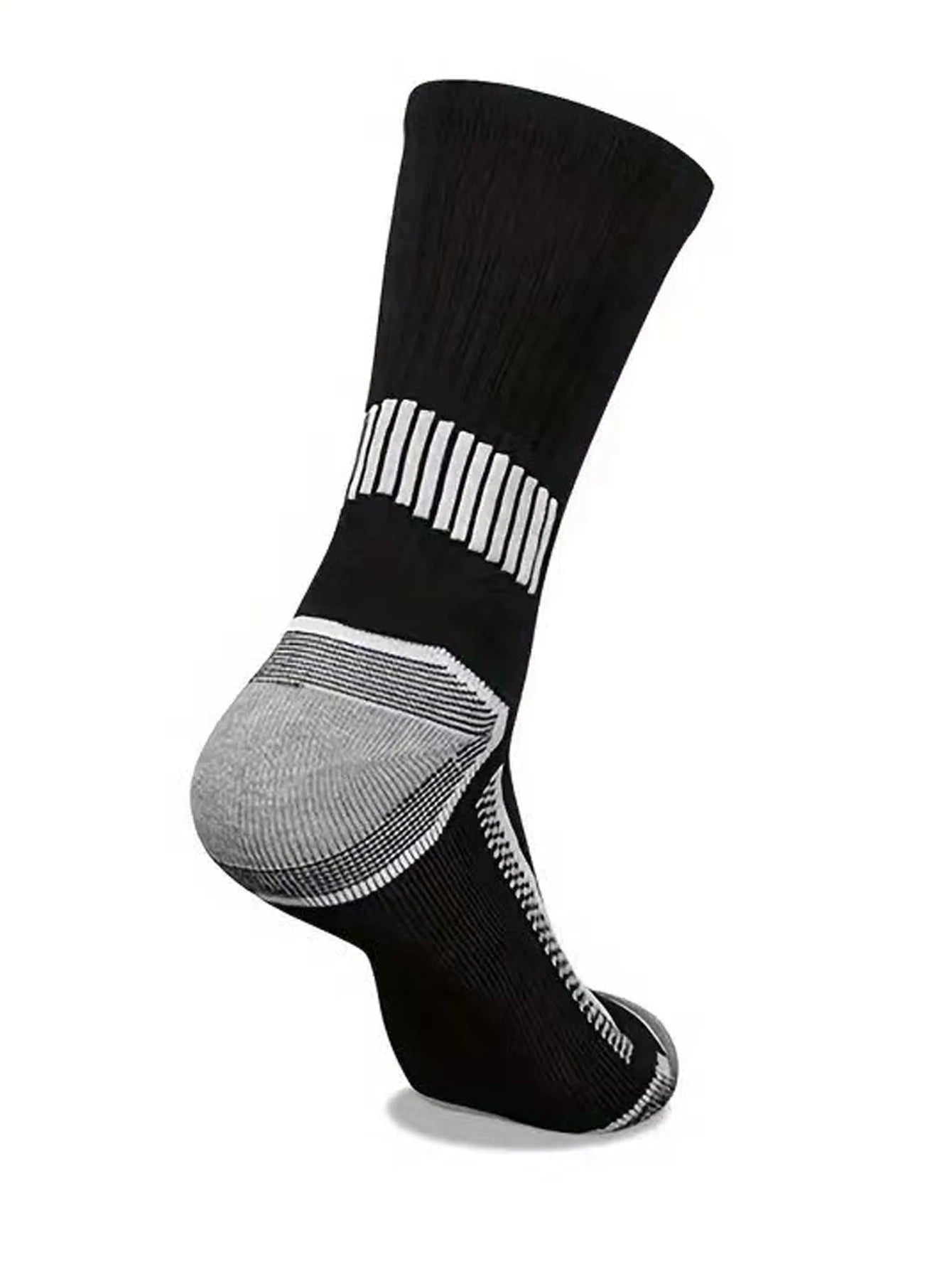12Pairs of MEN'S Sports Socks, Sweat Absorbing, Comfortable and Breathable, Suitable for Basketball Training and Outdoor Running