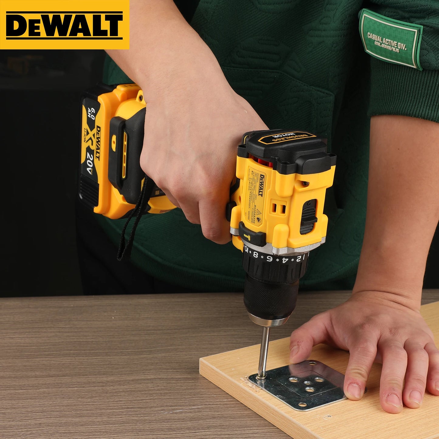 DEWALT DCD805 20V Max XR Brushless Cordless Impact Drill & Screwdriver - Compact Multi - Function Tool for Pro Grade Performance