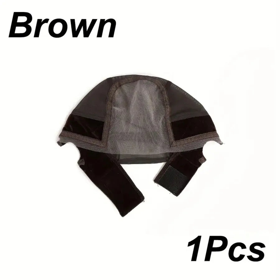 Female Headband Wig Cap Hd Lace Wig Cap For Wig Making U Part Wig Caps With Adjustable Velvet Wig Grip To Wear Wig Nude Hair Net