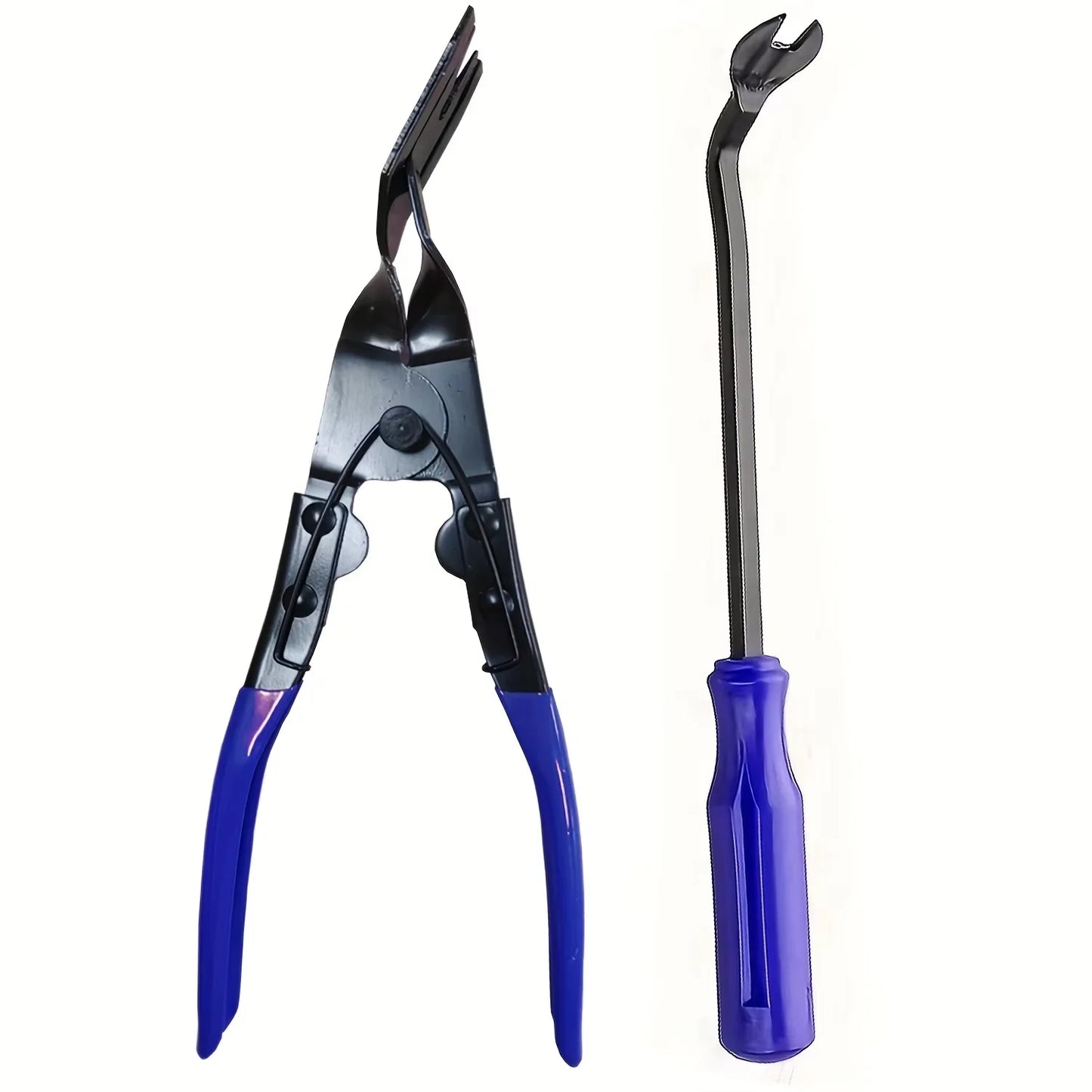 kkjoy Car Clip Removal Pliers Trim Pry Tool Kit for Auto Body Panel Door Fastener Repair