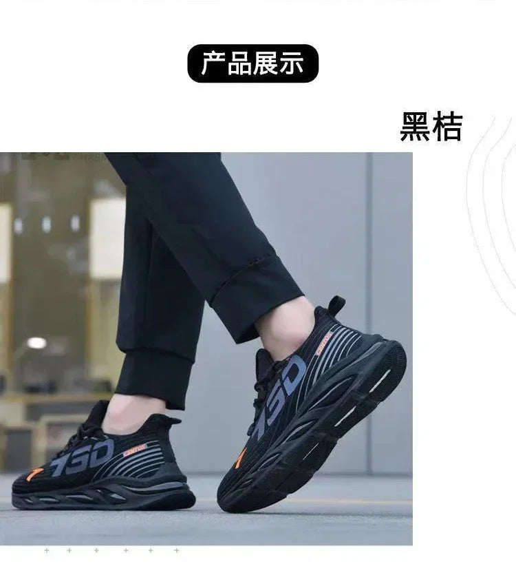 Autumn Lightweight Anti-odor Men's Shoes Breathable Mesh Sneakers Comfortable Fashionable Versatile Shoes Men's Casual Shoes - Shoppiline