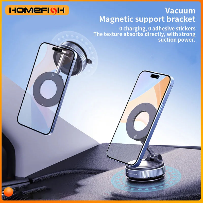 HOMEFISH K007 Magnetic Phone Holder｜Three-axis Rotation For Free Adjustment｜A Convenient Choice For Multiple Scenarios. - Shoppiline