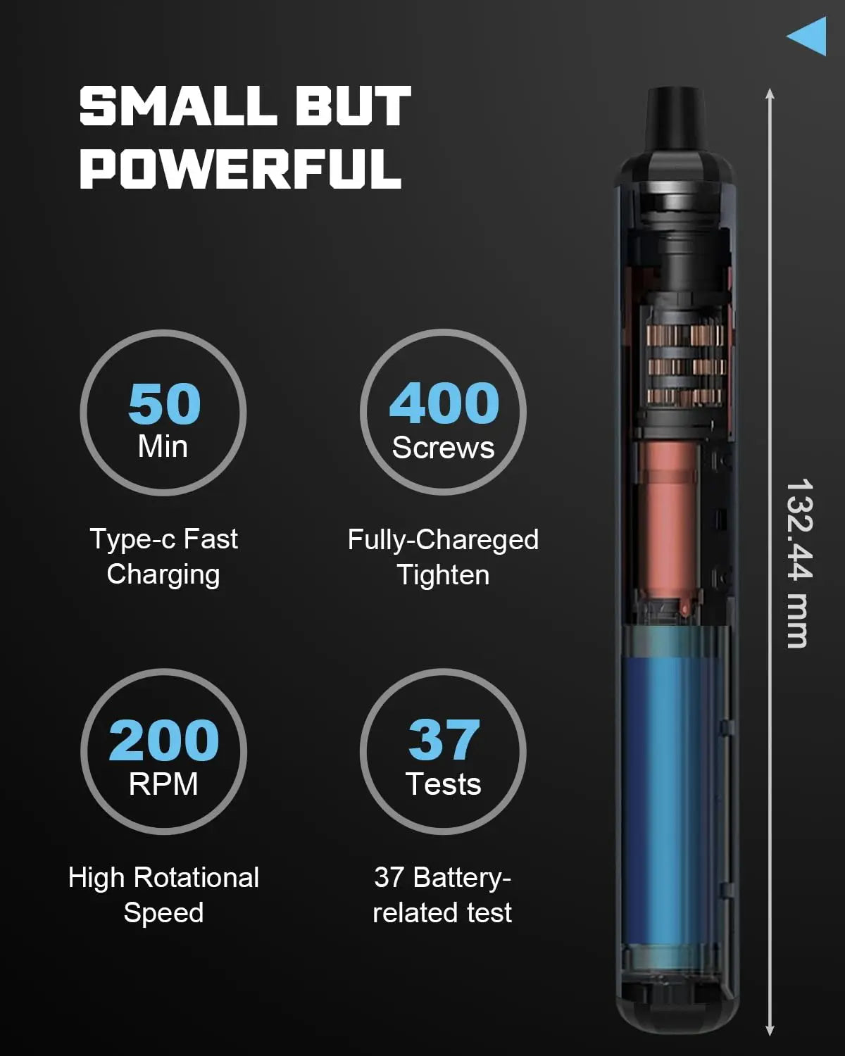 68 in 1 Electric Screwdriver Set 5 Torque Settings Precision Power Tool Magnetic Screw Driver Bits for iPhone Glasses Watch PC - Shoppiline