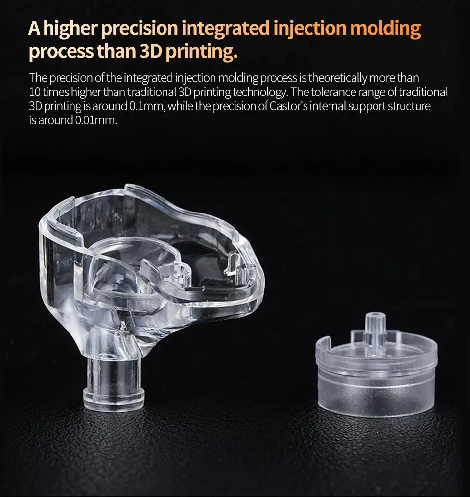 KZ Castor Wired Earphone Improved Bass HiFi Earphones 2 Dynamic Tunable Balance Monitor Headset Noise Cancelling Earbuds