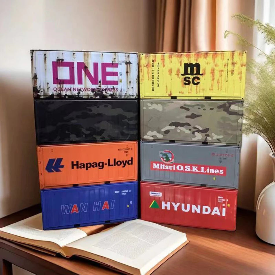 Mini Iron Storage Box Miniature Storage Iron Box Creative Decoration Collect Small Item Desktop Mini Container Model Kids Gifts - Shoppiline