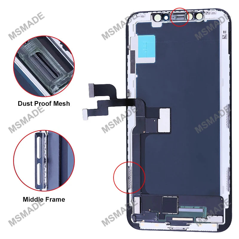 SUPER OLED For iPhone X XR XS LCD Display 13 Mini 14 PLUS 15 Display For iPhone 11 12 13 Pro MAX Display Display assembly - Shoppiline
