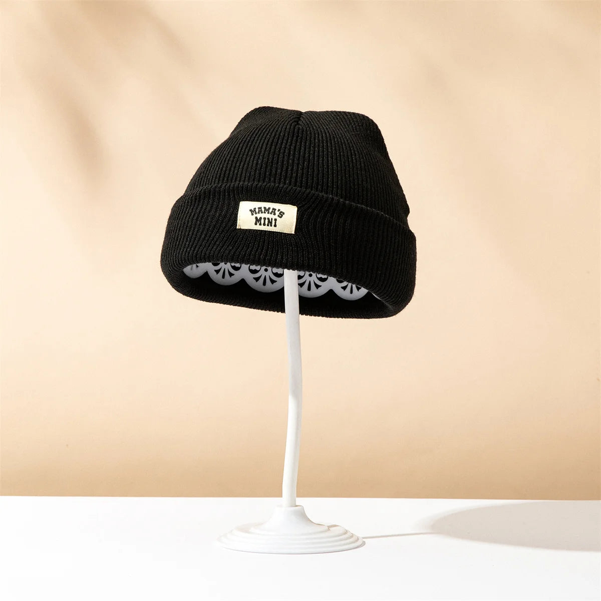 Clearance_3pcs/set Hot sales Autumn and Winter Warm 0-24 Month Kids Cap With Letter Boy Girls Soft Knitted Hat Children Head Acc